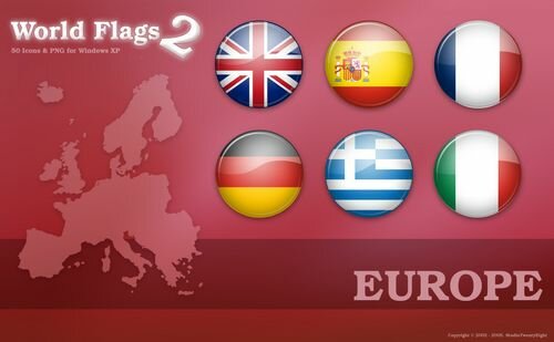 world flags europe Free World