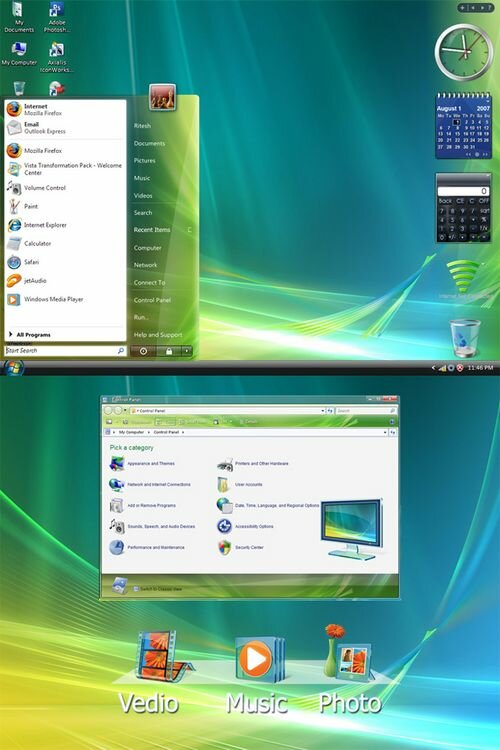 VEnergy 34 Free Windows XP & Vista Themes