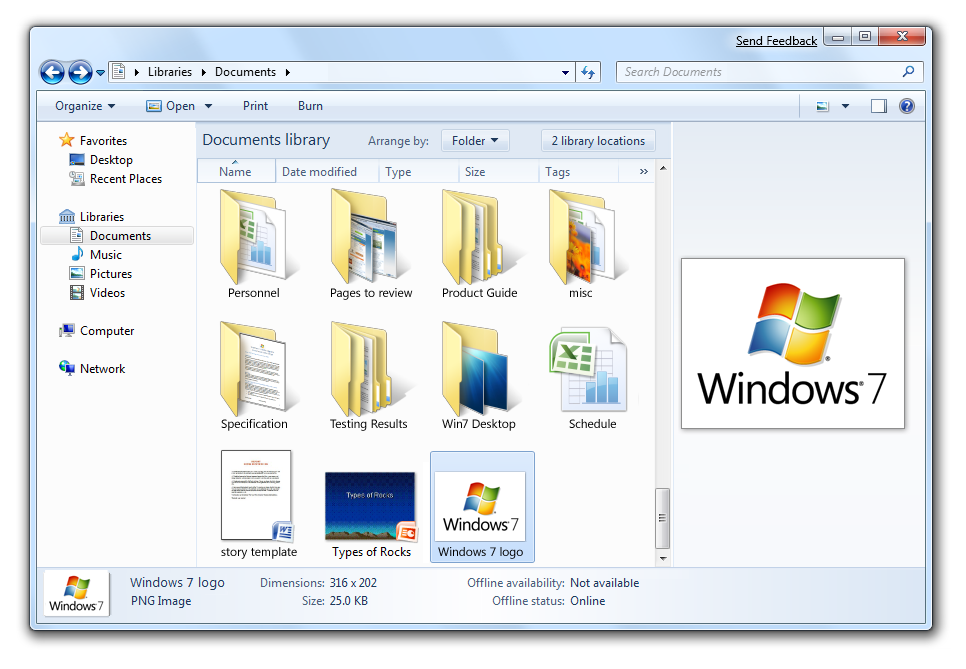 Explorer Windows 7   -  9