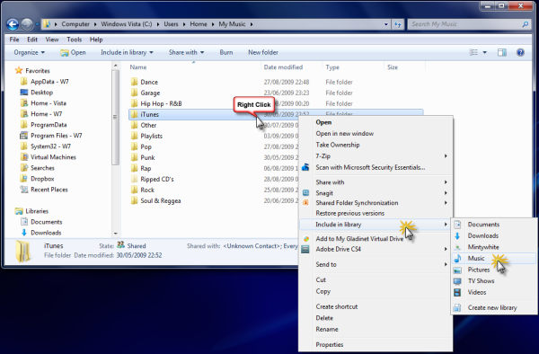 77 Add Custom Libraries To Windows 7 Explorer [How To]
