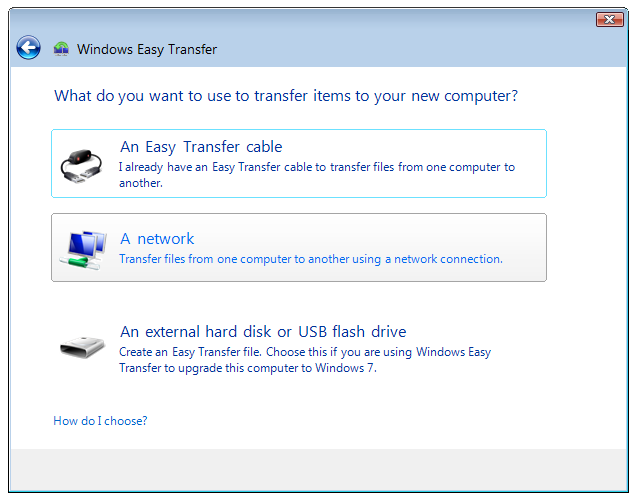 Windows Easy Transfer 2 10