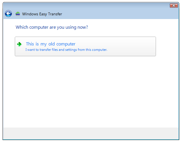 Windows Easy Transfer 2 11