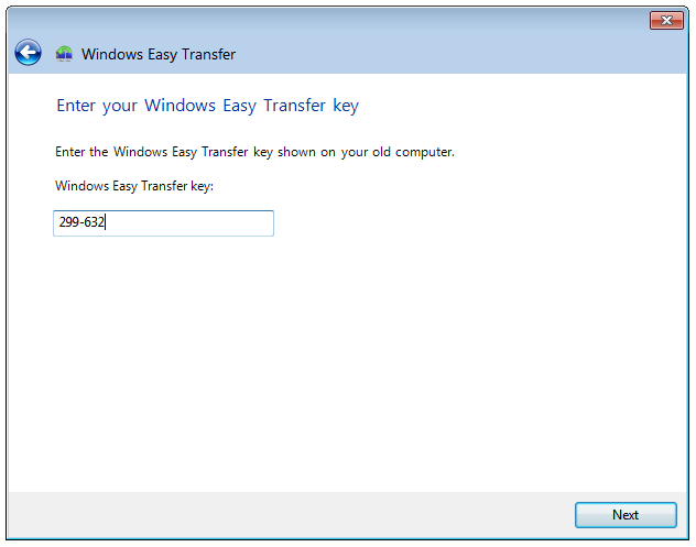 Windows Easy Transfer 2 13