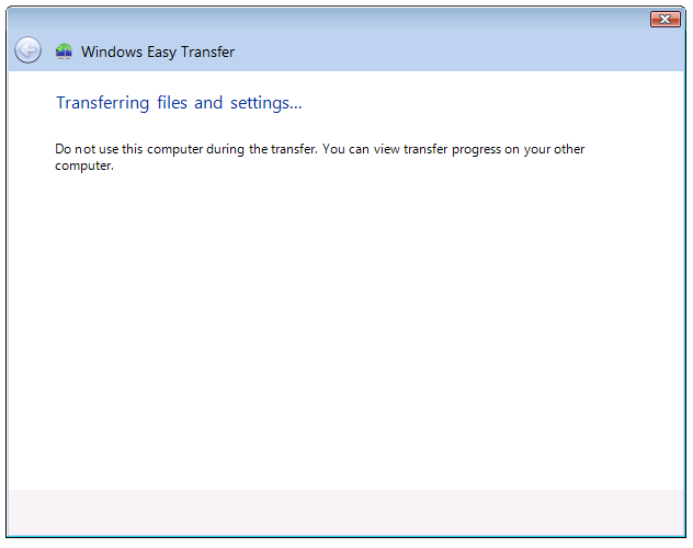 Windows Easy Transfer 2 15