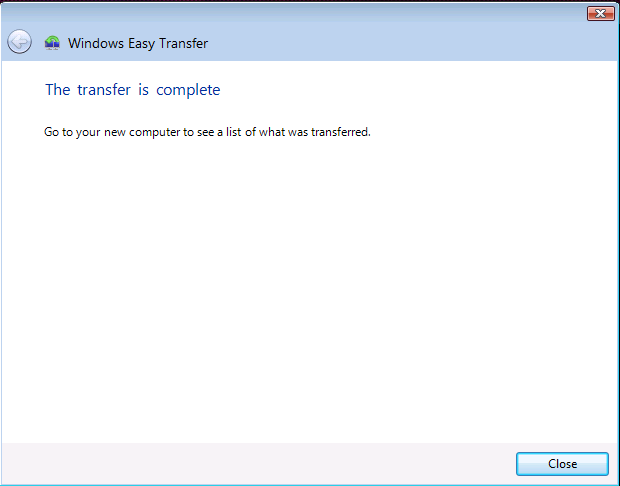 Windows Easy Transfer 2 22