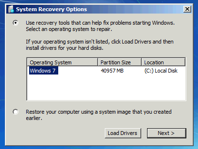 windows7repair5 Create a Bootable Windows 7 System Repair USB Drive [Netbooks]