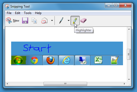 snipping tool03 Capture Screenshots Using built in Windows Tools [How To]