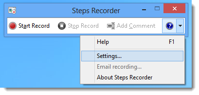 steps recorder02 Capture Screenshots Using built in Windows Tools [How To]
