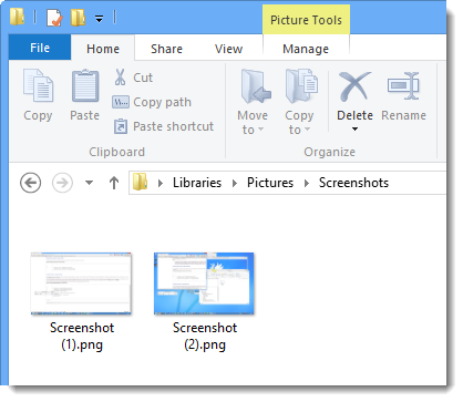 windows key print screen Capture Screenshots Using built in Windows Tools [How To]
